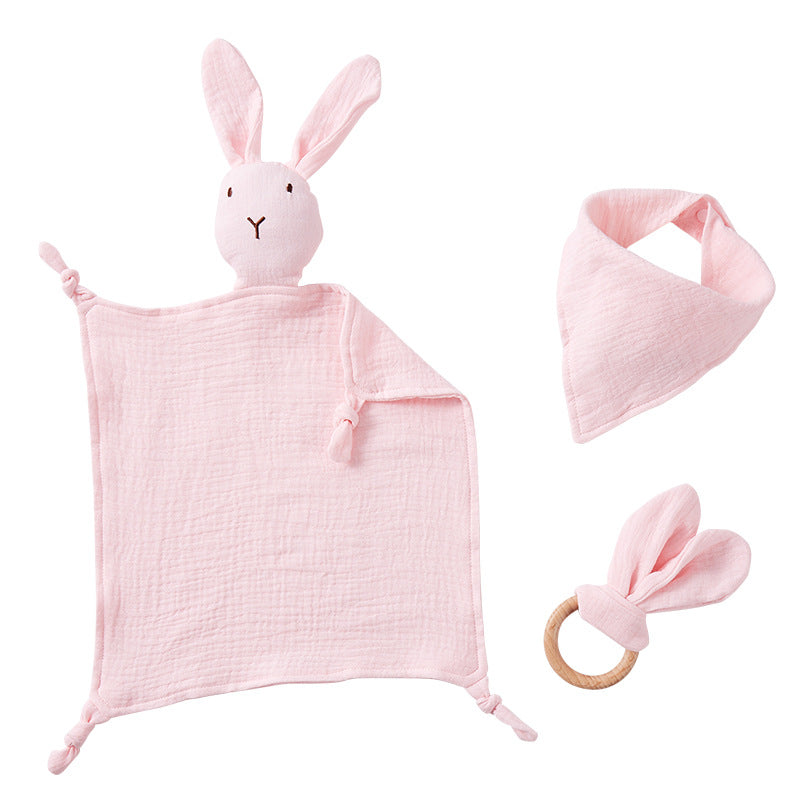 Triangular bunny doll bottle cover