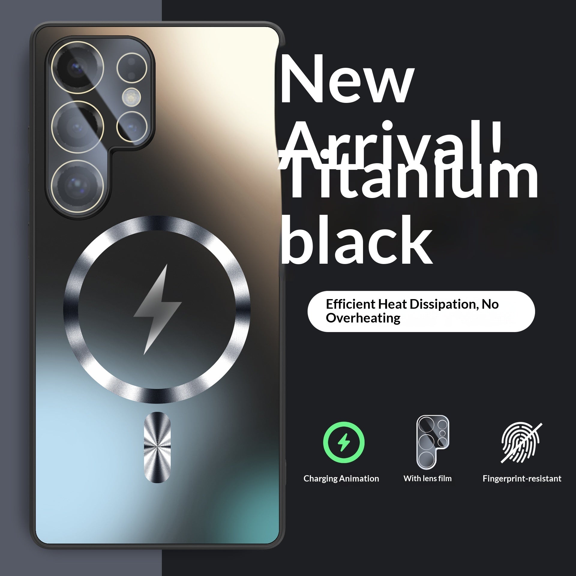 Electrostatique Skin-Feel AG Étui téléphonique gelé