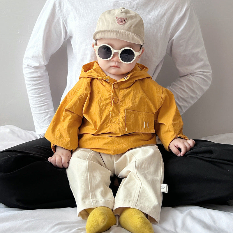 Élégant Veste à capuche d'automne coupe-vent