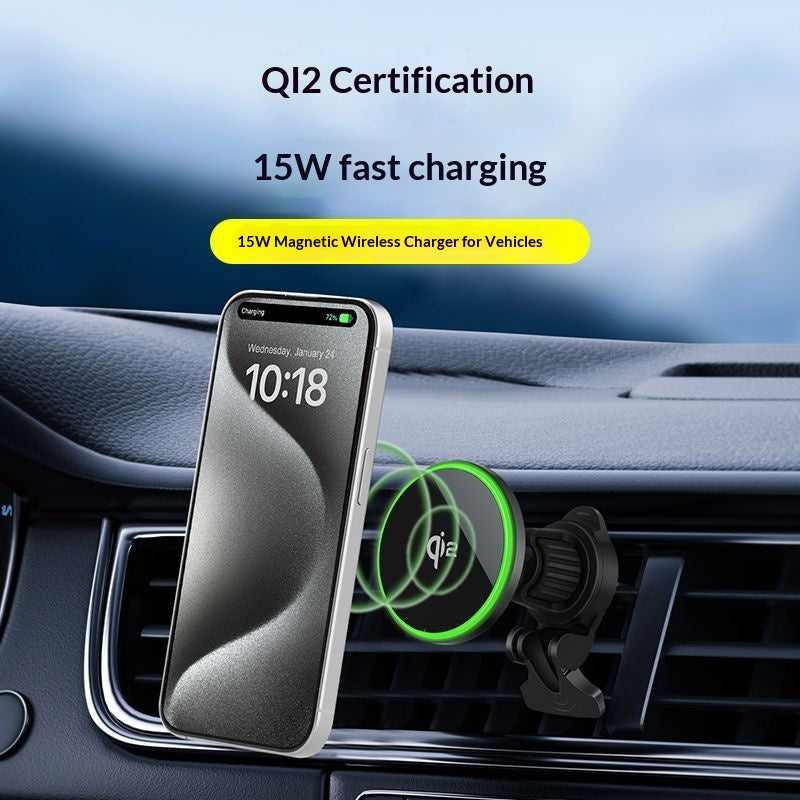Chargeur sans fil magnétique de voiture QI2.0