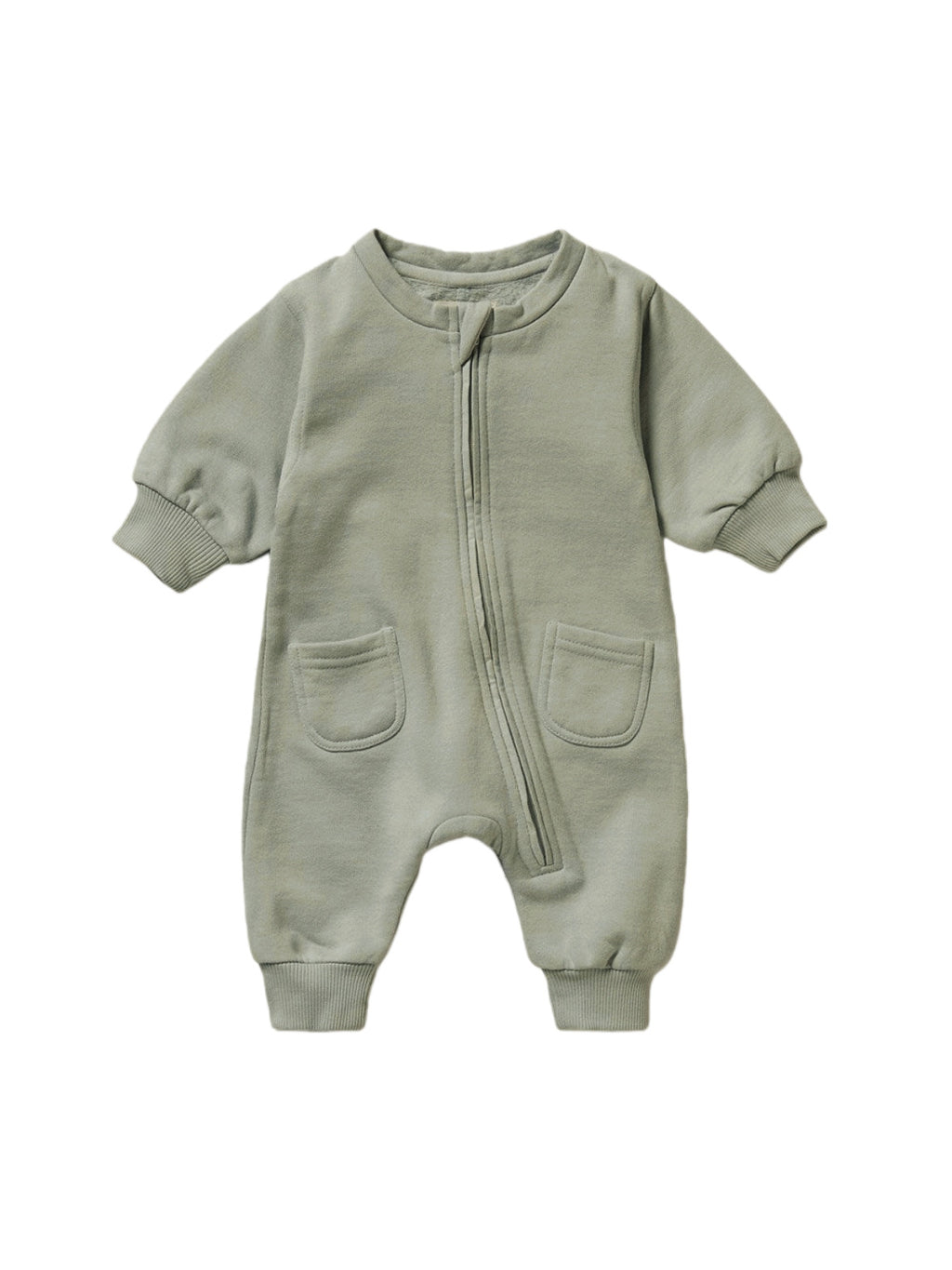 Printemps Automne Solide couleur manches longues Baby Onesie