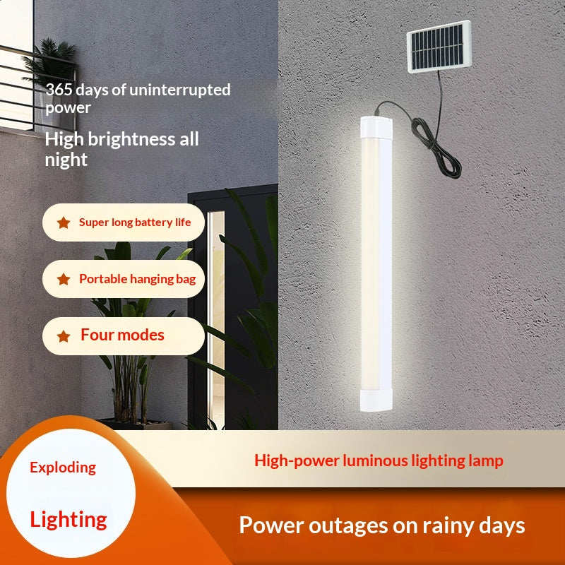 Tube lumineux à énergie solaire pour une utilisation intérieure et extérieure Lampe de poche Balcon
