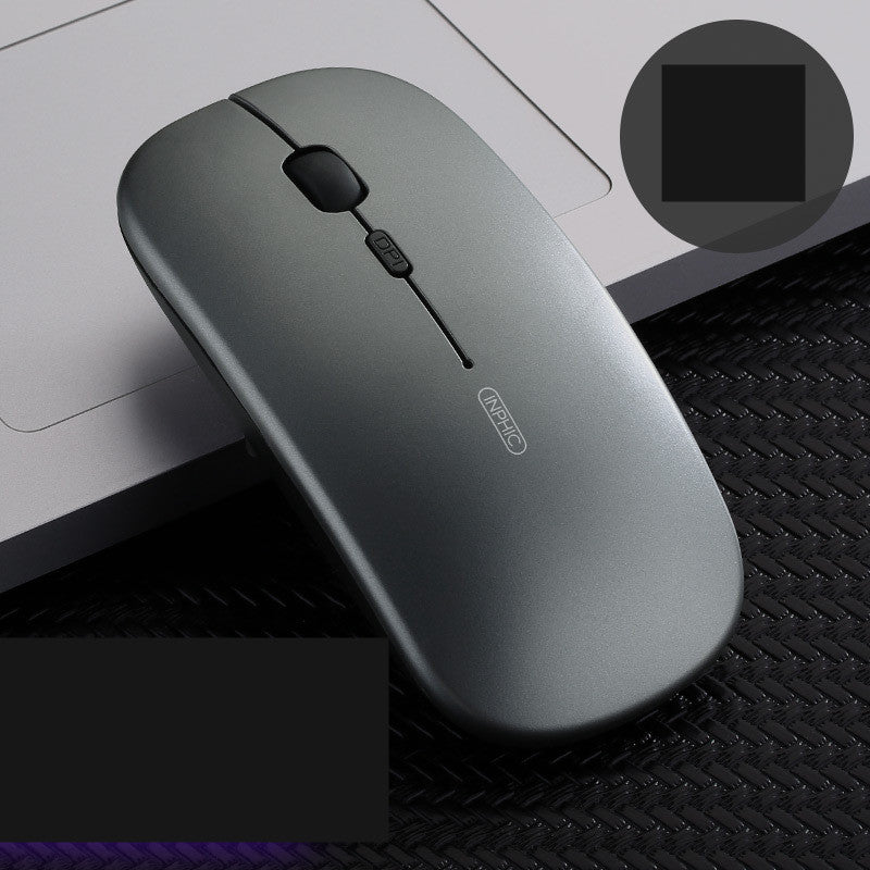 Mouse sans fil de charge de bureau silencieux