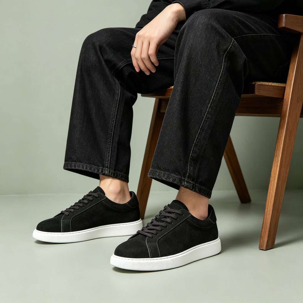 Chaussures en cuir lavés Hommes Chaussures en cuir casual