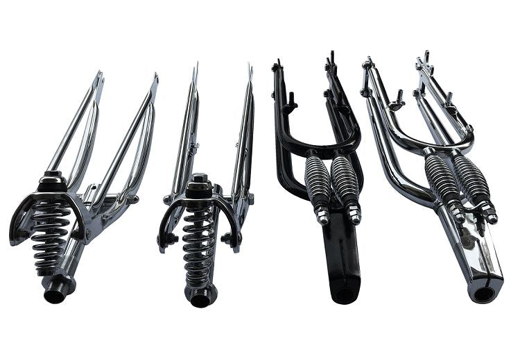 Tête de ressort de fourche avant coupant le VTT