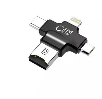 Lecteur de cartes de téléphone mobile multifonctions quatre en un