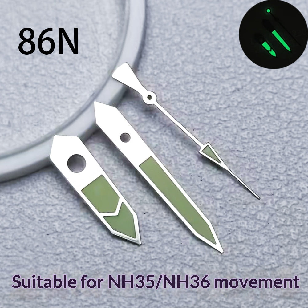 Accessoires de montre mains modifiées Compatible avec NH35NH36 Mouvements Luminous Watch Ha