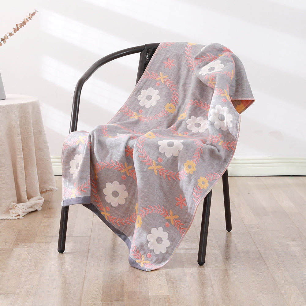 Serviette de bain en coton Gauze à quatre couches