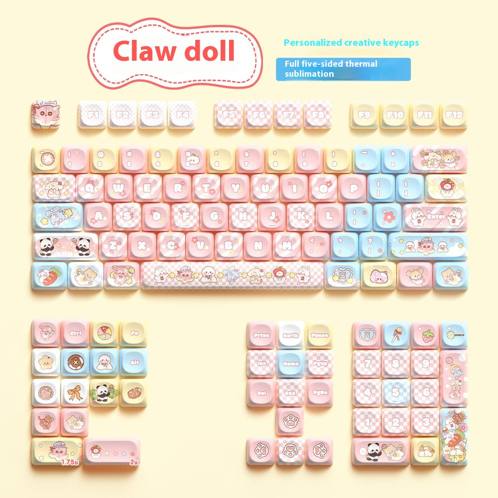 Original Cute Fit Clip Doll Mechanical Keyboard Cap
