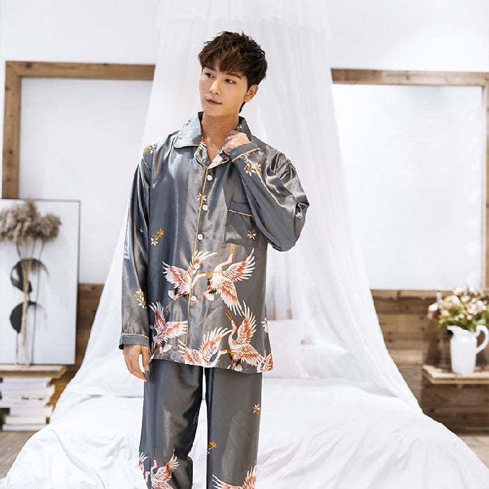 Ensemble de pyjama à manches longues Casual Cardigan Unisex