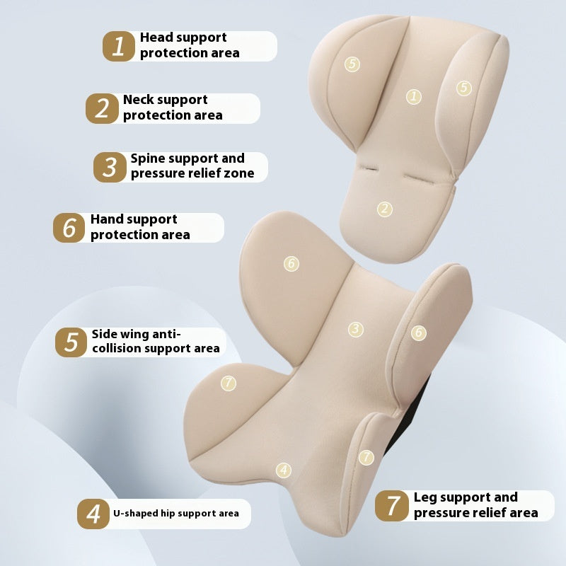 Coussin fixe pour siège de sécurité pour enfants