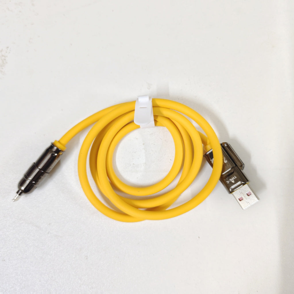 Double câble de données de type C 240W quatre en un