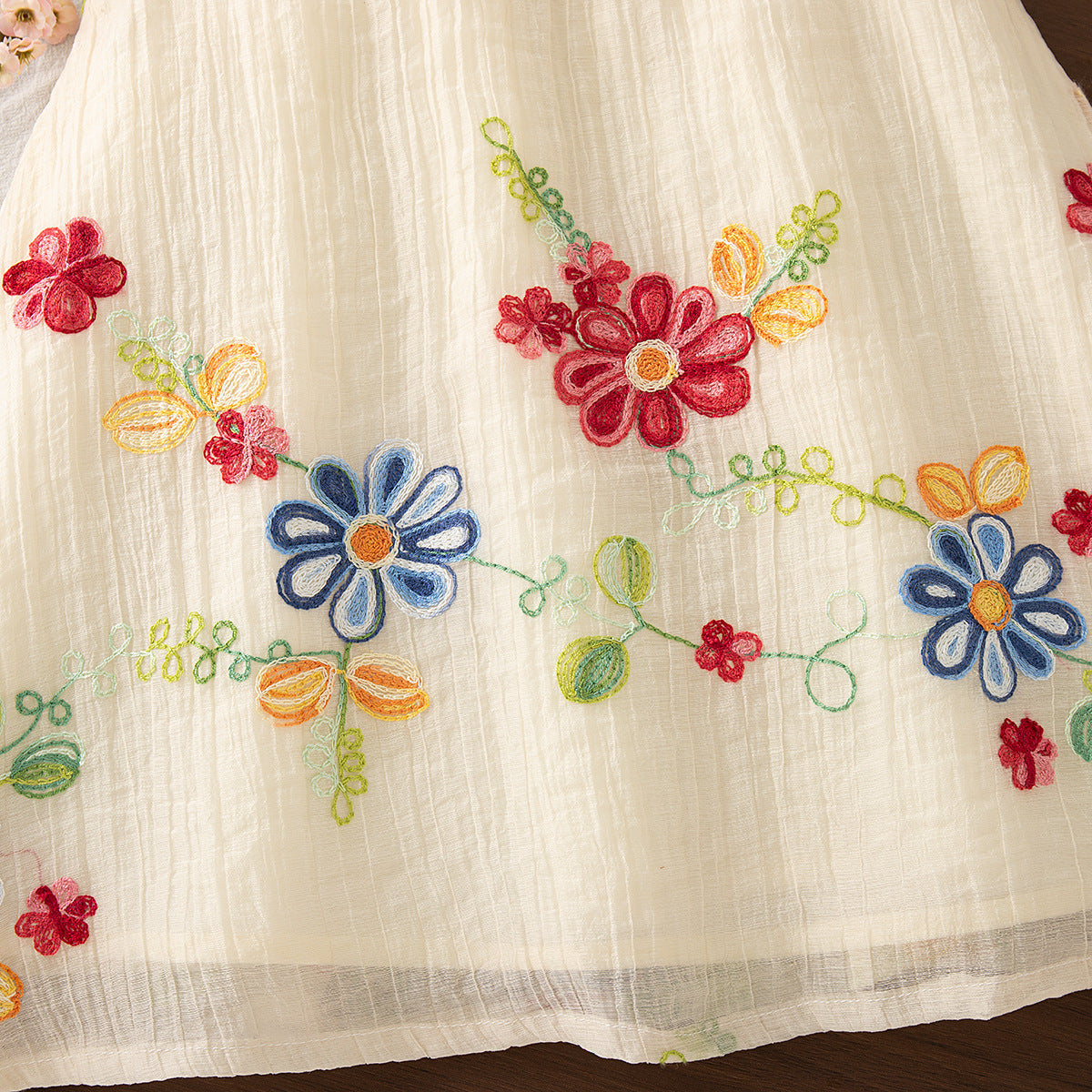 Robe vintage de style d'été pour filles