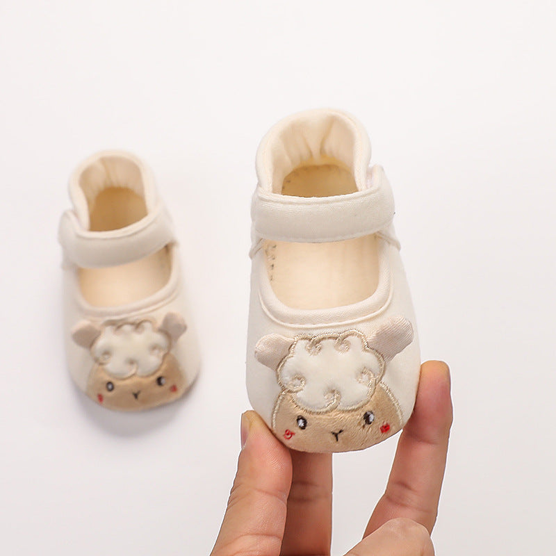 Pompes en coton couleur Agneau mignon bébé