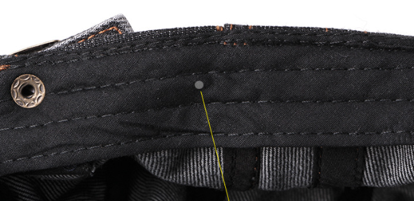 Fashion Wash Denim Beret Hommes