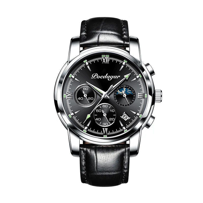 Montre Multifonctionnelle Homme Lumineuse Imperméable Quartz Montres
