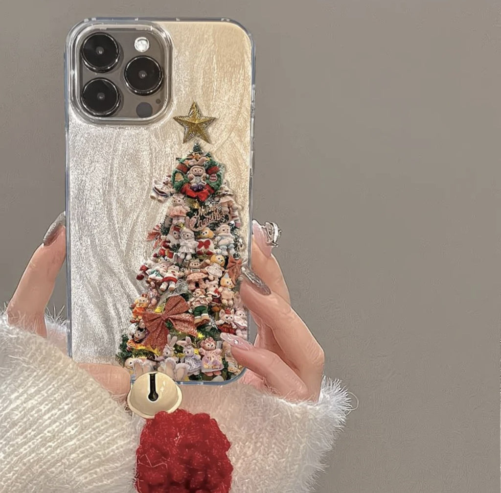 Doll Arbre de Noël Case de téléphone Style minimaliste