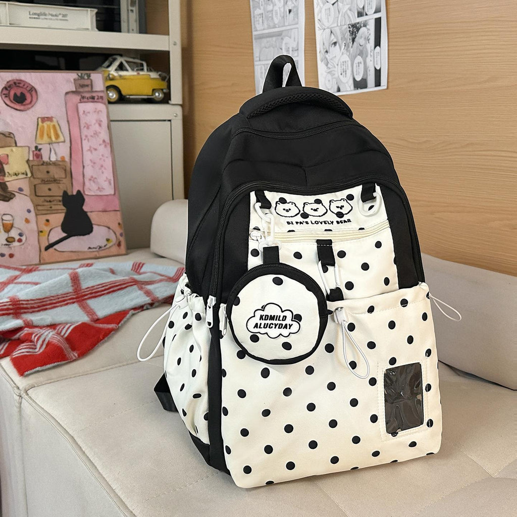 Sac à dos de voyage léger de style Preppy pour les étudiants du collège et du lycée