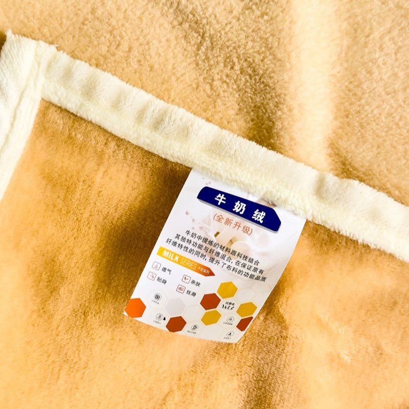 Épaisseur Coral Fleece BlankGift Blank Solid Color Vegan-friendly