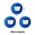 Lave-linge éponge boules de nettoyage-Blue-3 pcs/bag