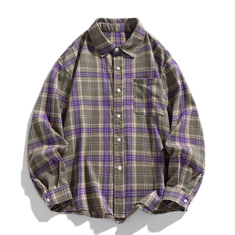 Veste chemise de style américain pour printemps et automne