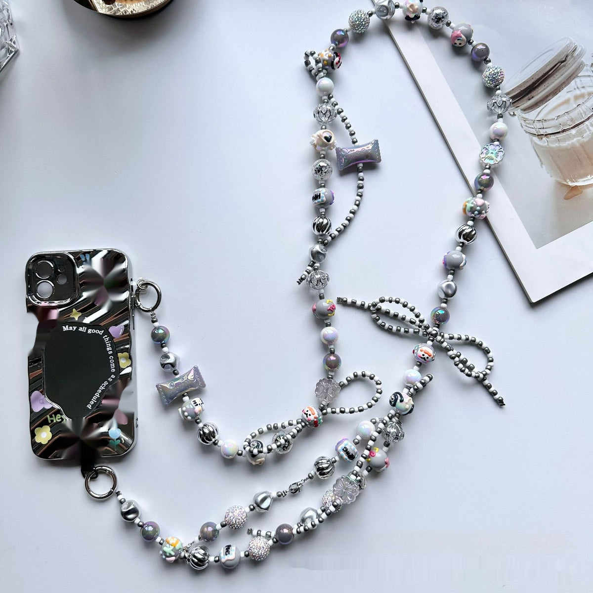 Painted Pearls Phone Cross-body Chains