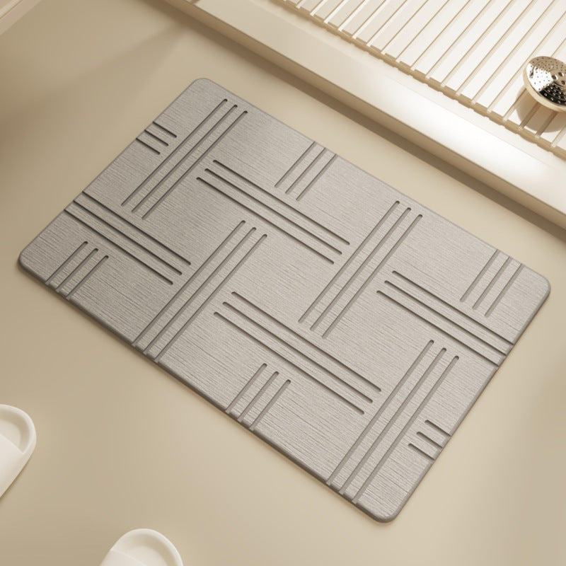 Tapis de sol de terre diatomées antidérapant à séchage rapide