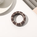 Serviette en caoutchouc grossier Bracelet simple anneau de cheveux