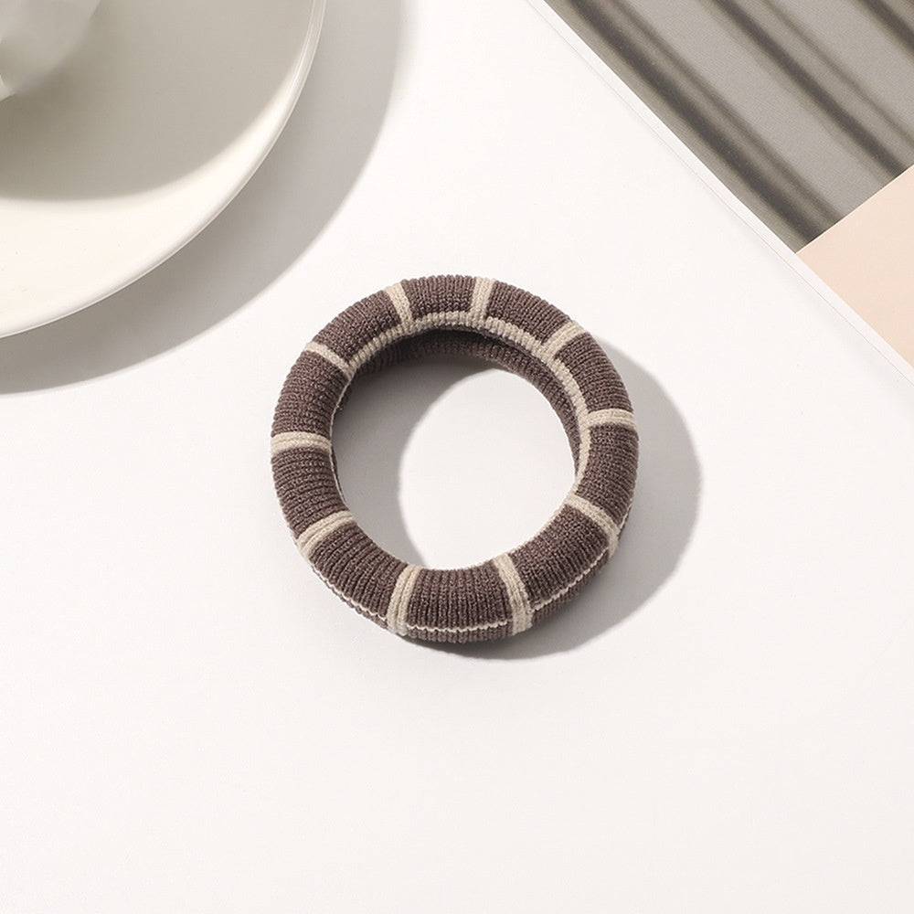Serviette en caoutchouc grossier Bracelet simple anneau de cheveux