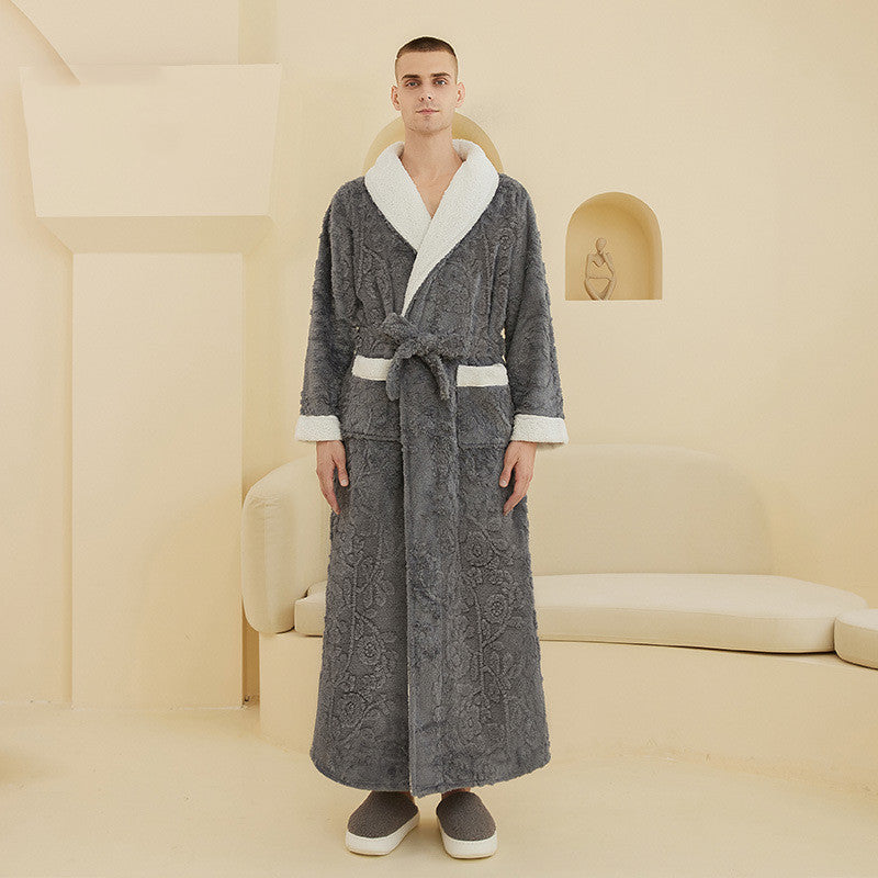 Jaquard Double couche Épaisseur de chemise de nuit en flanelle