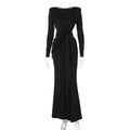 Robe à manches longues pour femme
