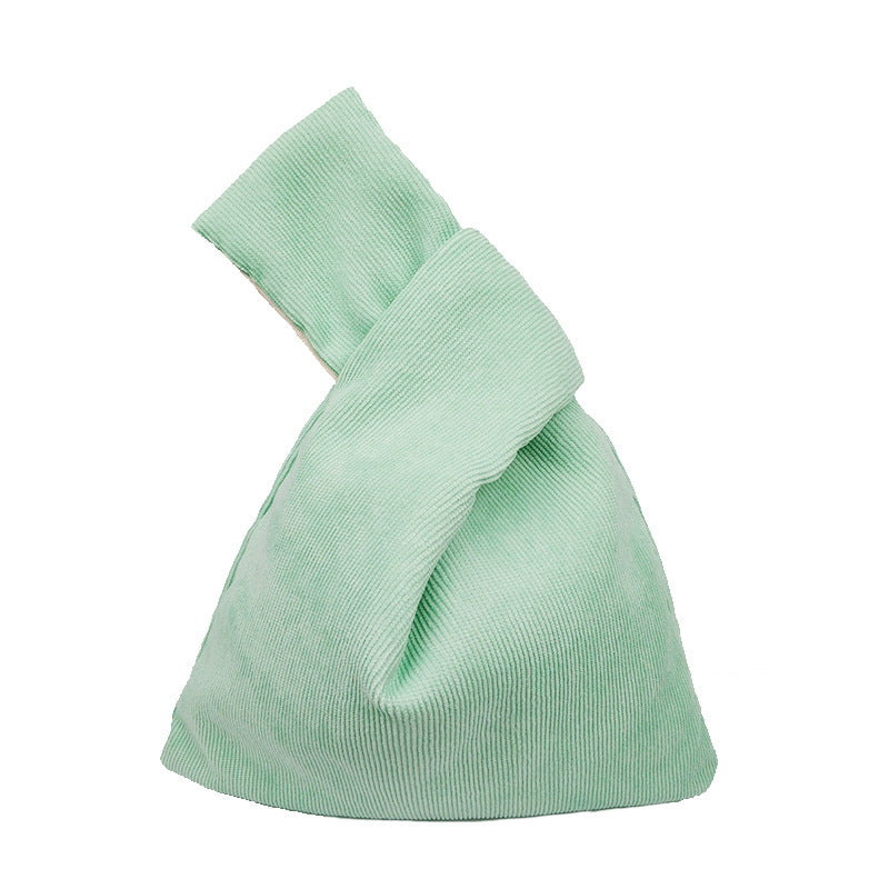 Tissu de style japonais Mini Corduroy Wrist Bag