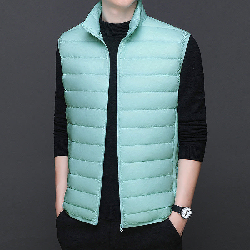 Veste de tampon léger pour canard thermique court d'hiver