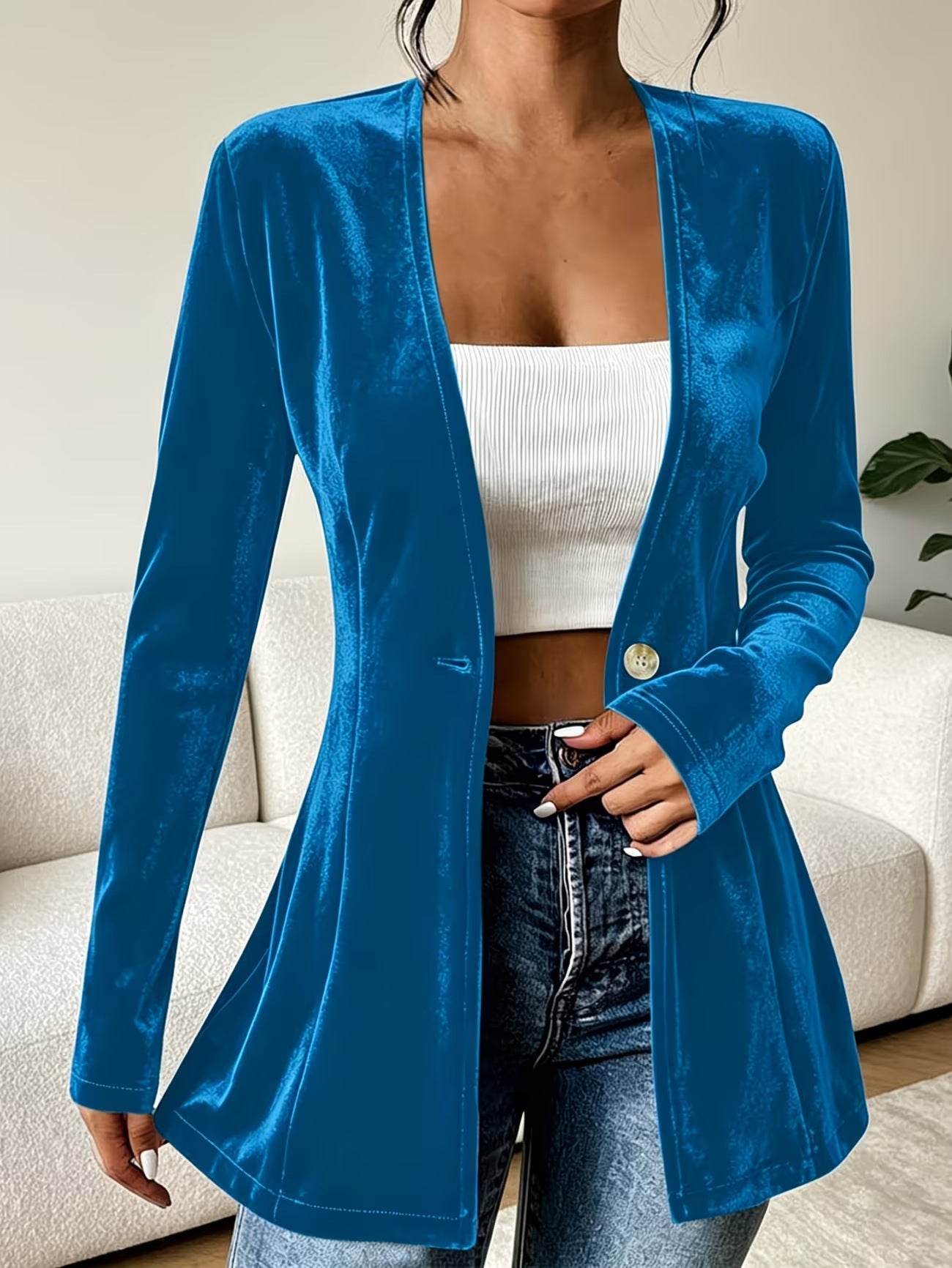 Veste Blazer de style européen et américain