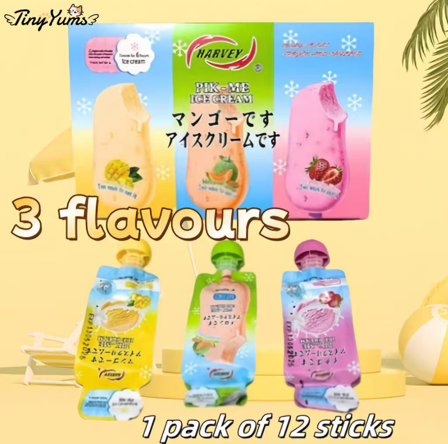Choisis-moi crème glacé Jelly pudding Mango Melon Fraise 3 parfum doux Snack Dessert pour D