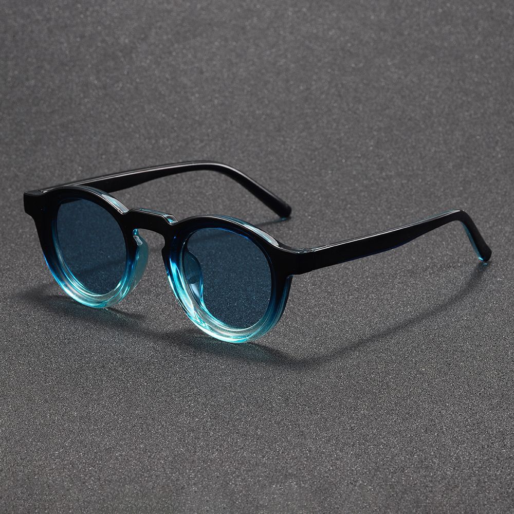 Lunettes de soleil Retro Round Small Frame Haute Sens pour homme et femme