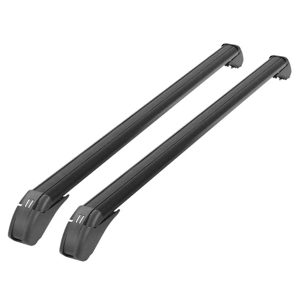 2PCS Universal 110cm/43-inch Car Rack Croix barre W / anti-vol serrure fenêtre réglable