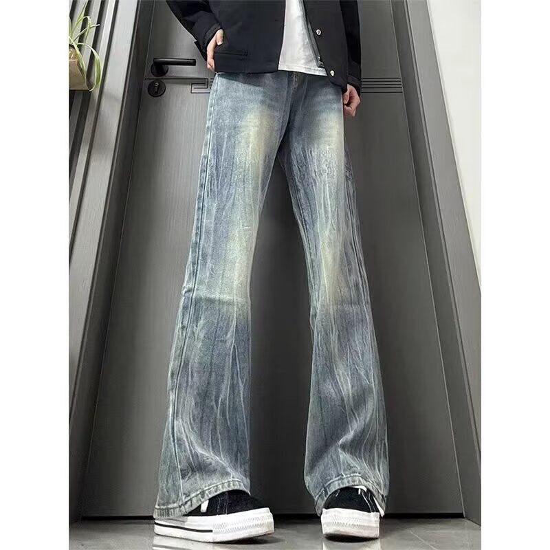 Pantalon casual à jambe droite pour hommes