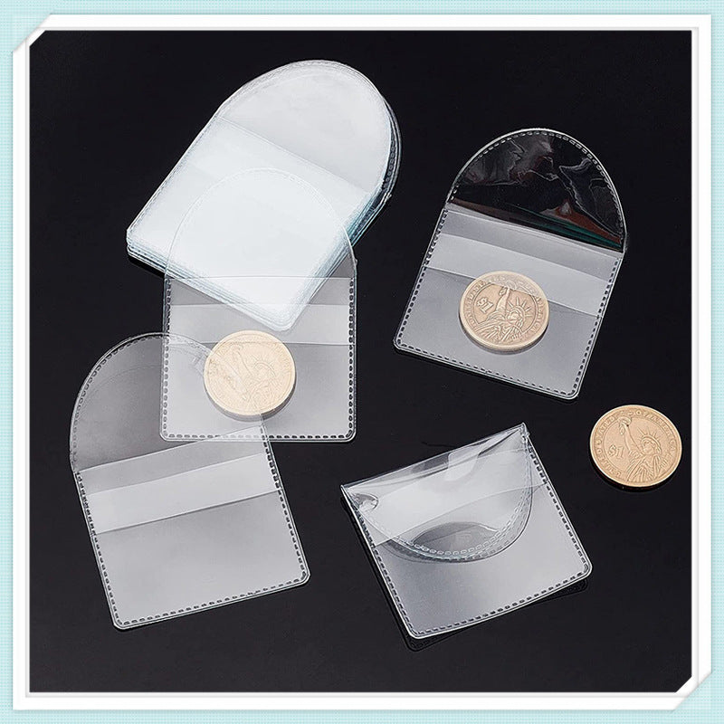 Plastic Soft Badge Bag Pièce transparente