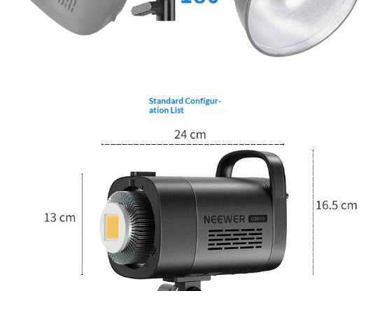 Studio LED Fill Light pour Live Streaming Complet avec un support et des projecteurs Softbox