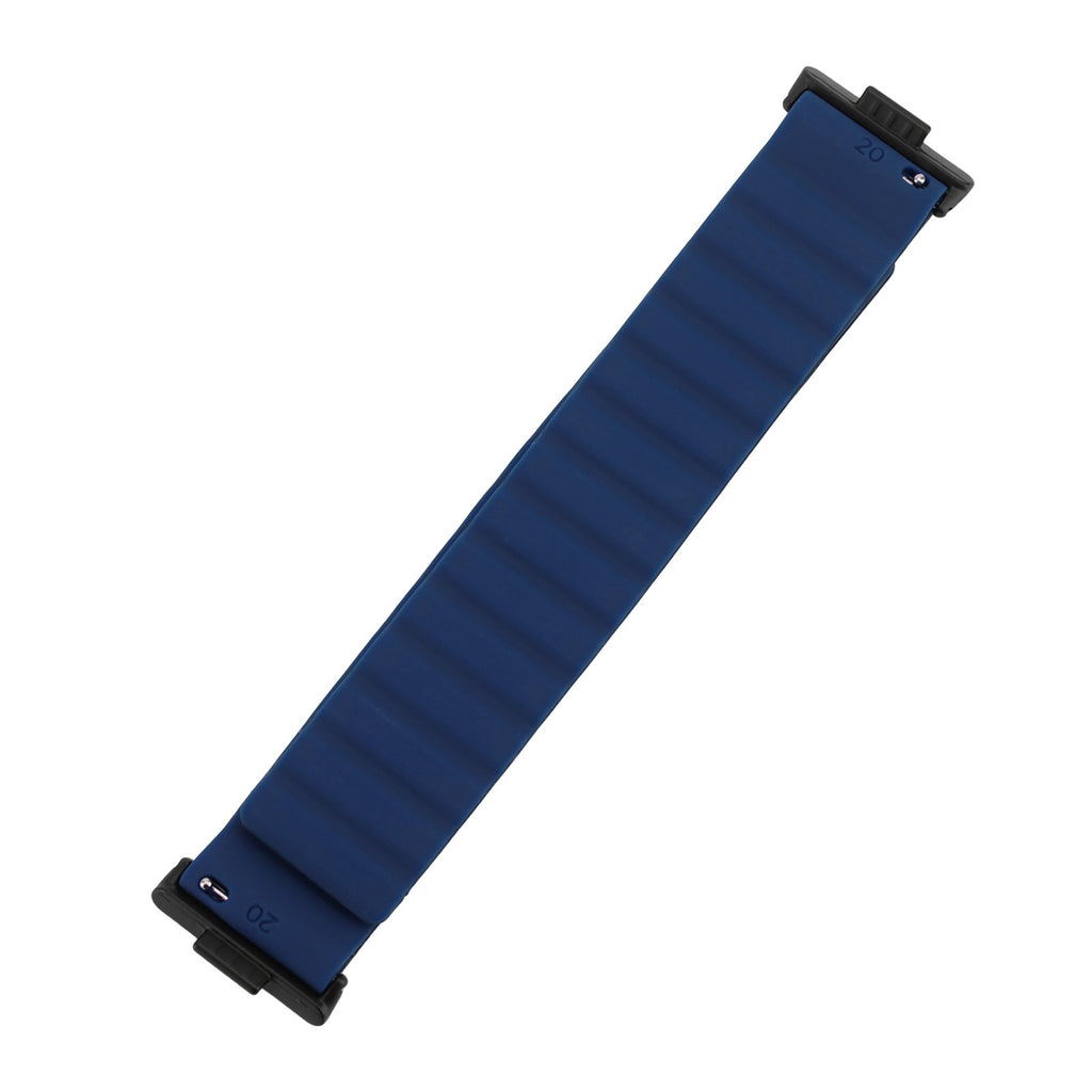 2pcs Strong Magnet Link Bracelet réglable en silicone souple à libération rapide Montre magnétique Sp
