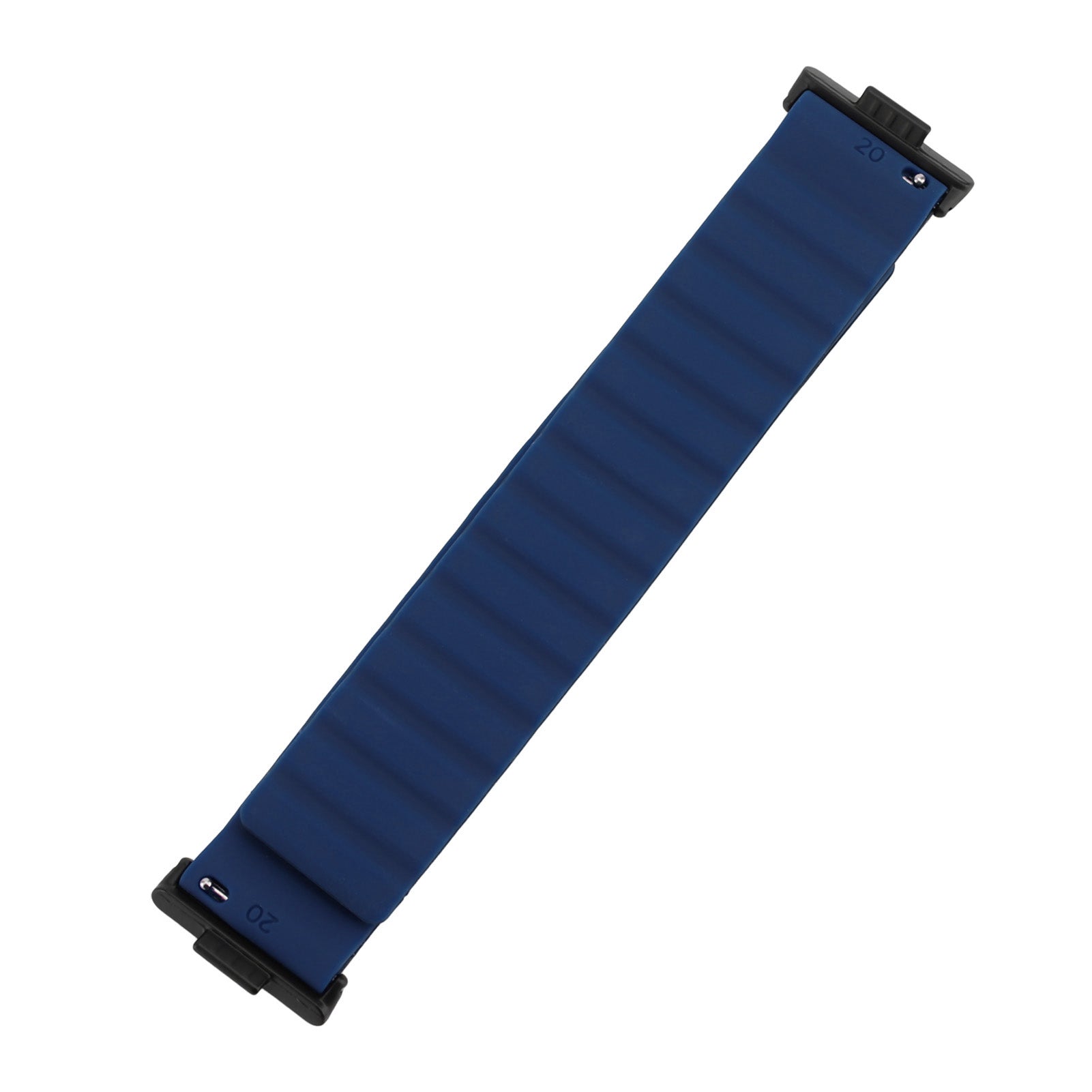 2pcs Strong Magnet Link Bracelet réglable en silicone souple à libération rapide Montre magnétique Sp