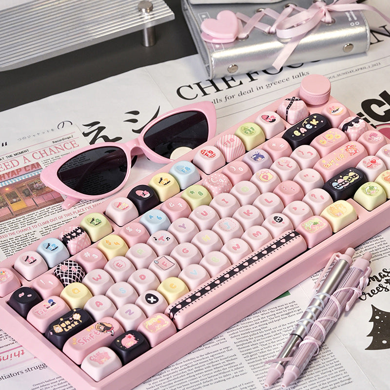 Shugo Chara Key Cap MOA Thème hautement personnalisé Sublimation à cinq faces personnalisée PBT Me