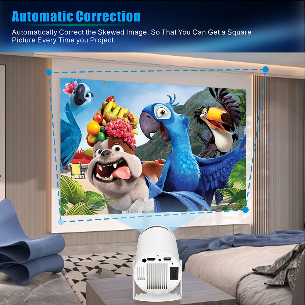 Projecteur 5G 4K Smart HD LED WiFi Bluetooth Android Office