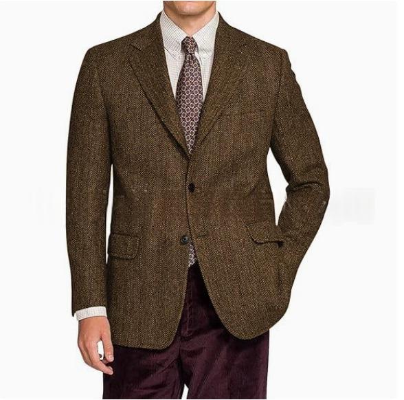 Veste de costume vintage texturé pour homme