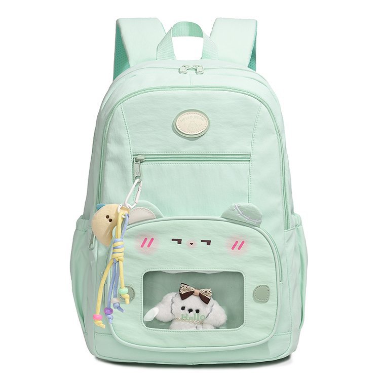 Sac à dos en nylon transparent style coréen