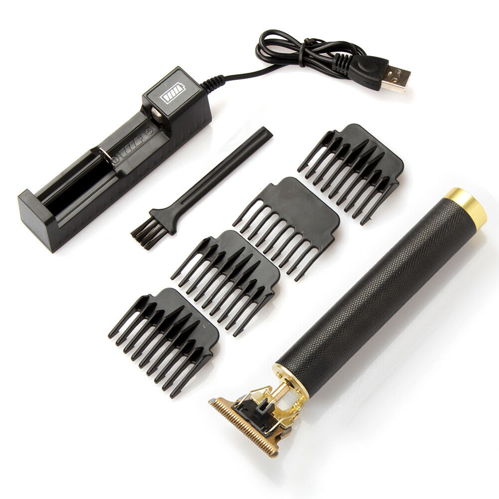 Clippers de cheveux USB électrique Rechargeable Shaver Bard Trimmer professionnel hommes coupe de cheveux