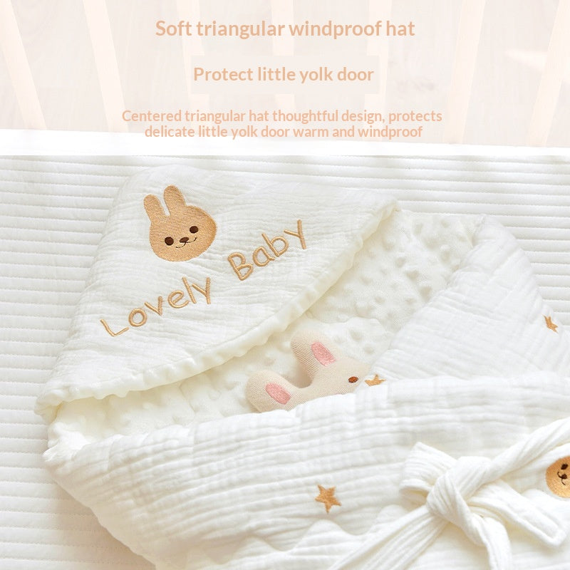 Couverture de swaddle épaisse pour les bébés pour prévenir le réflexe de démarrage