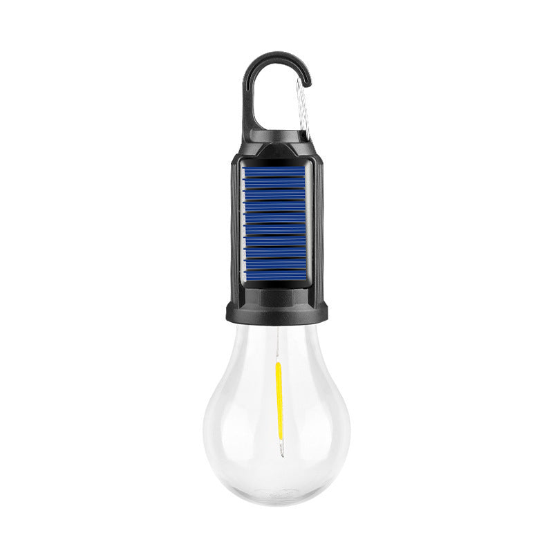 Éclairage d'ampoule solaire extérieure chaude