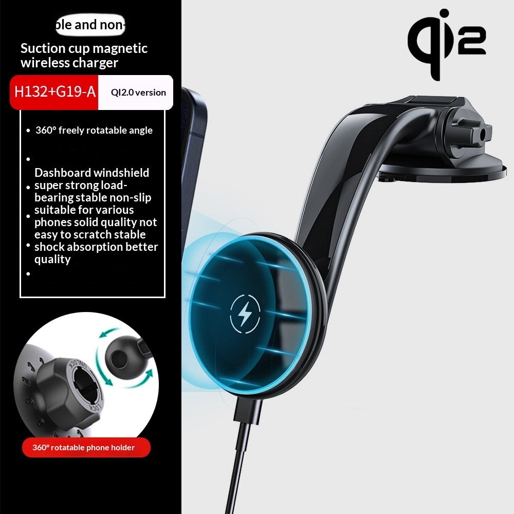 Qi 20 Support de téléphone dans la voiture avec charge magnétique MagSafe sans fil
